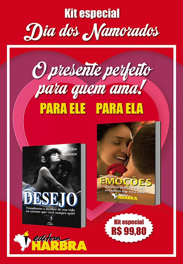 Livro Kit Especial Dia Dos Namorados