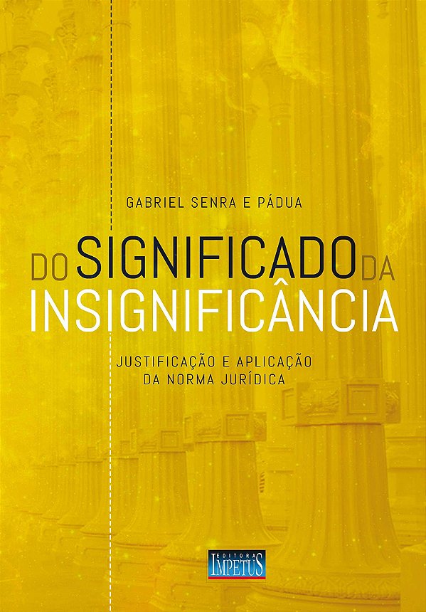 Livro Do Significado Da Insignificância - 1ª Ed.