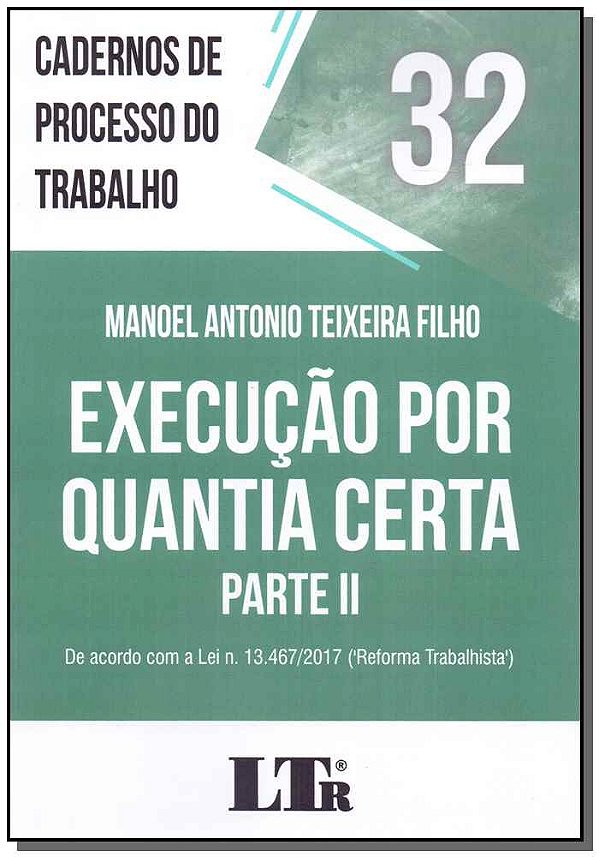 Livro Cadernos De Processo Do Trabalho N.32 - 01Ed/19