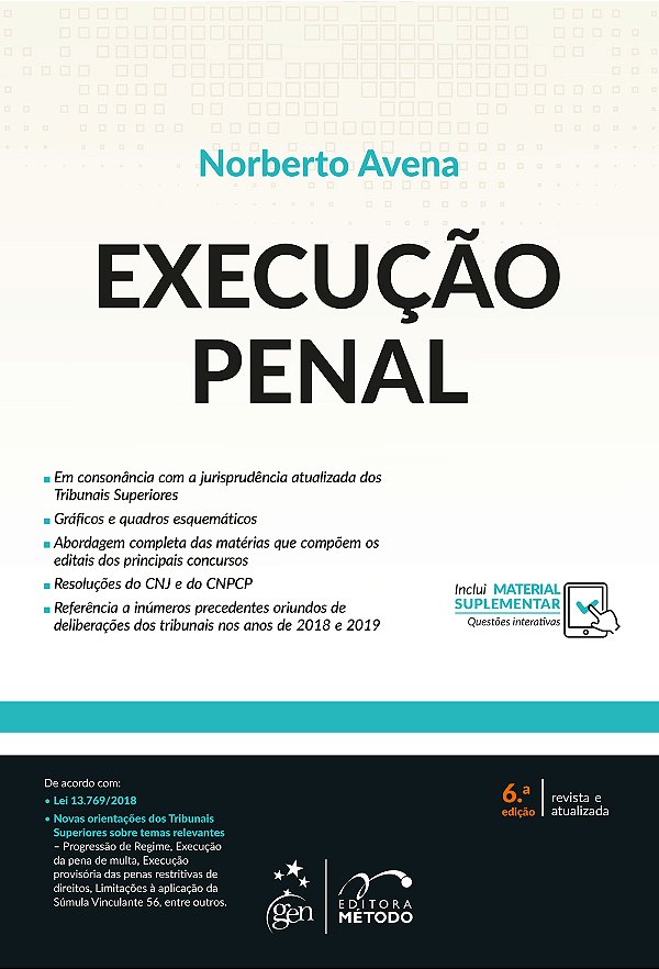 Livro Execução penal