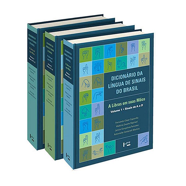 Livro Dicionário da língua de sinais do Brasil: a libras em sua...