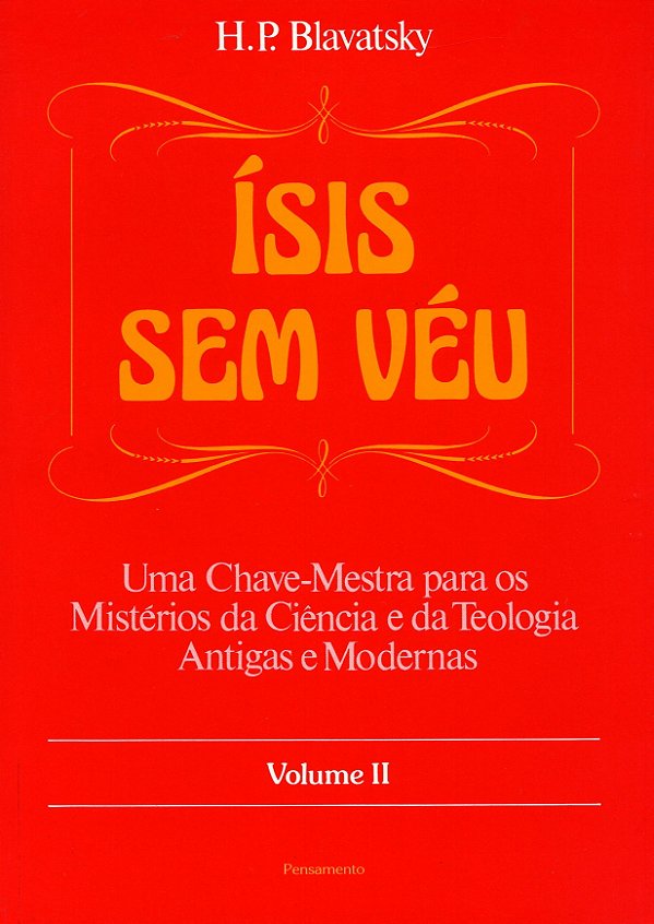 Livro Ísis sem véu (Volume 2)