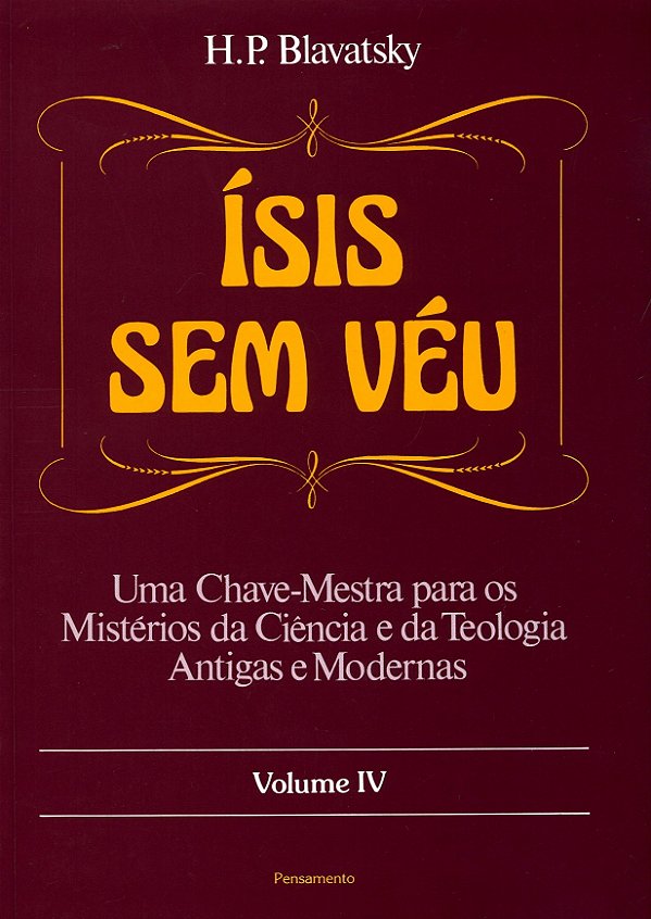 Livro Ísis sem véu (Volume 4)