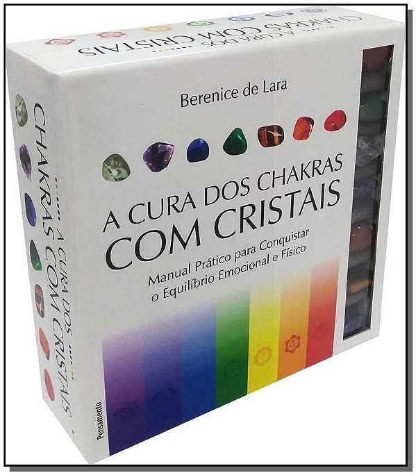 Livro A cura dos chakras com cristais