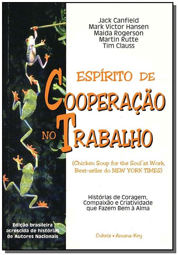 Livro Espírito De Cooperação No Trabalho