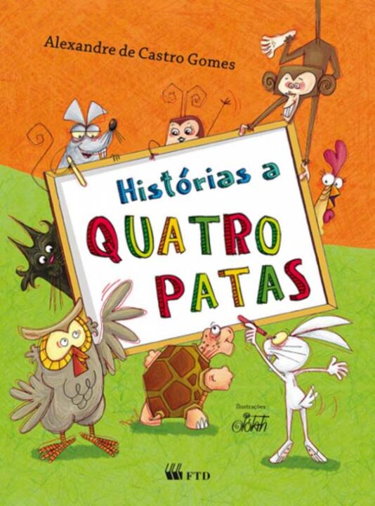 Livro Histórias a quatro patas