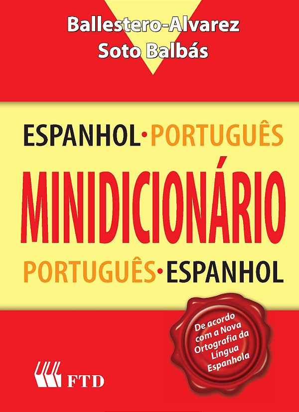 Livro Minidicionário Bilíngue Espanhol