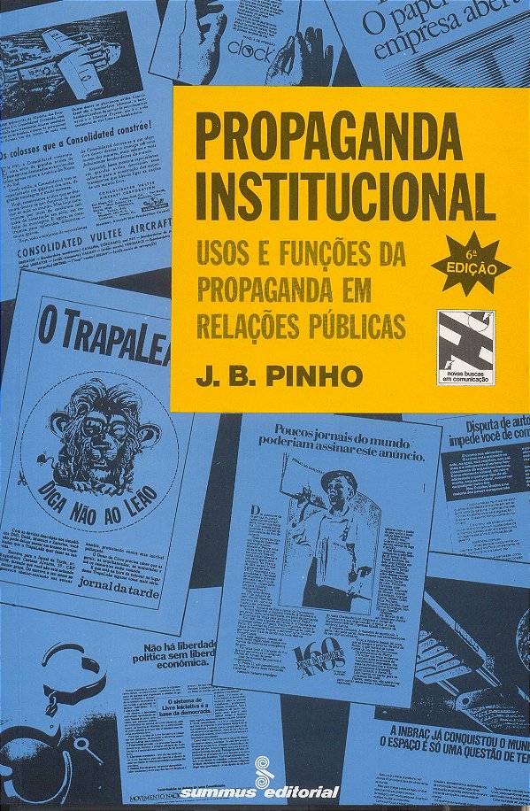 Livro Propaganda Institucional: Usos E Funções Da Propaganda Em...