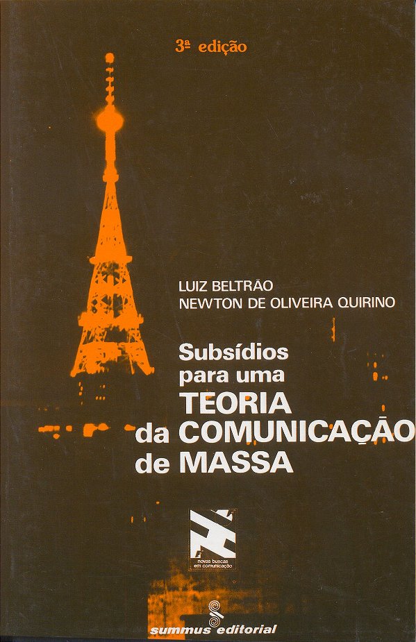 Livro Teoria da comunicação de massa: subsídios para uma