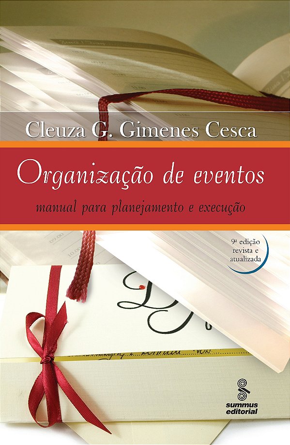 Livro Organização de eventos