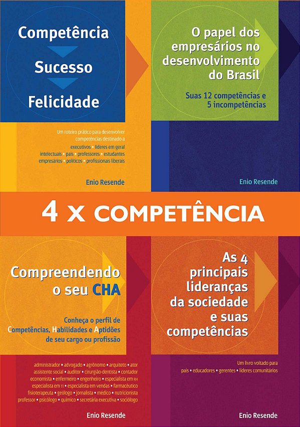 Livro Coleção 4x competência
