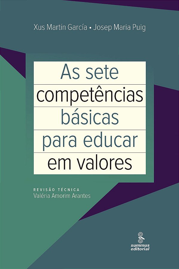 Livro As sete competências básicas para educar em valores