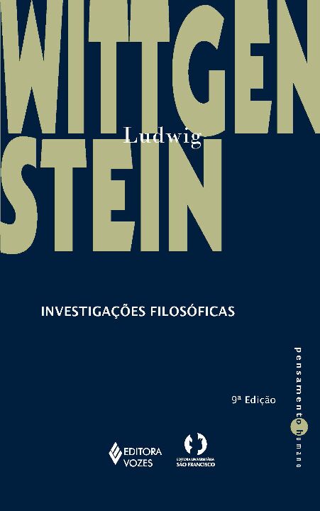 Livro Investigações filosóficas