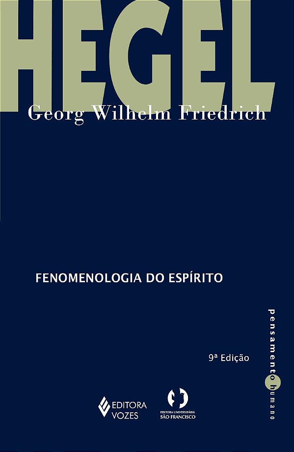 Livro Fenomenologia do espírito
