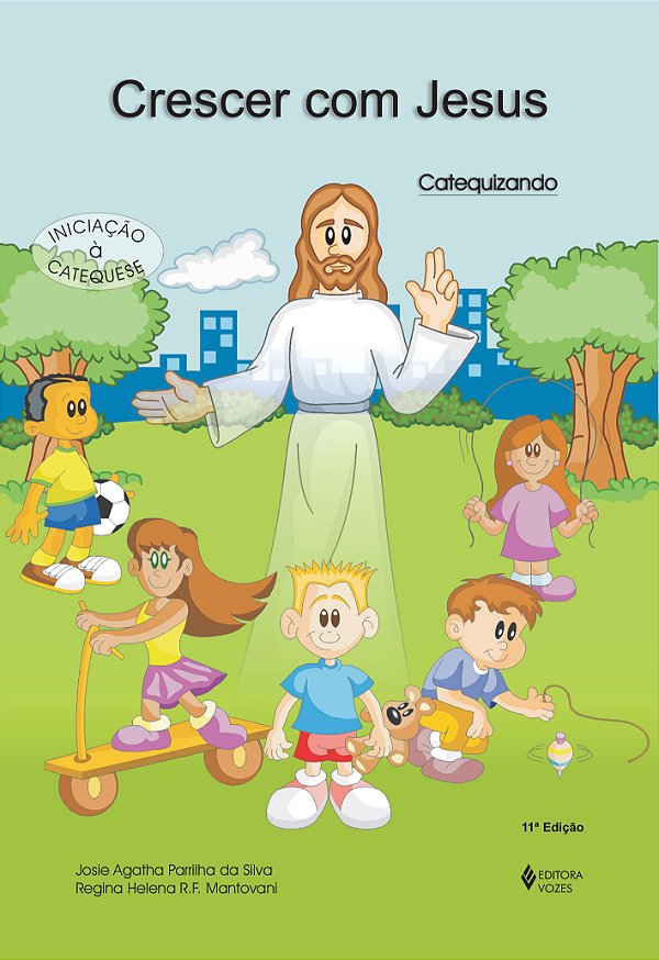 Livro Crescer com jesus - catequizando: iniciação à cateq...