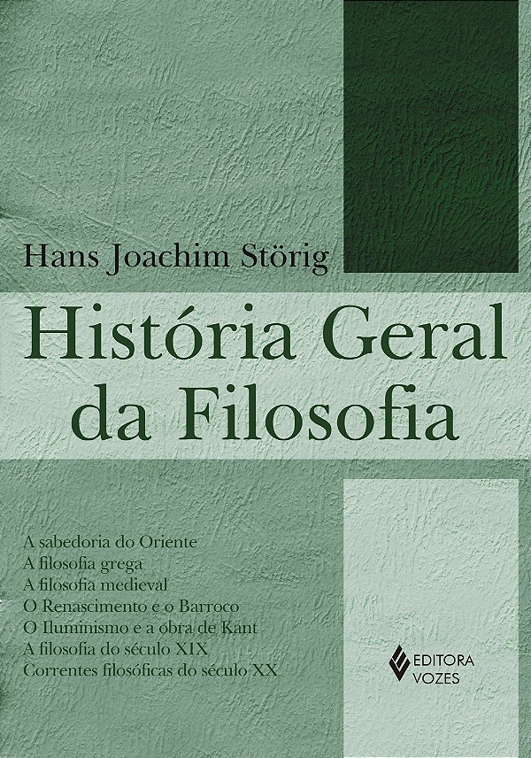 Livro História geral da filosofia