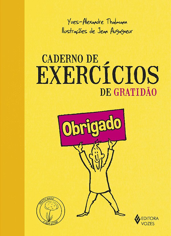 Livro Caderno de exercícios de gratidão
