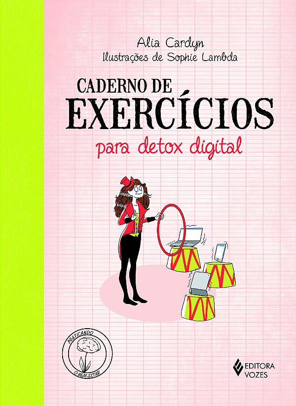 Livro Caderno de exercícios para detox digital