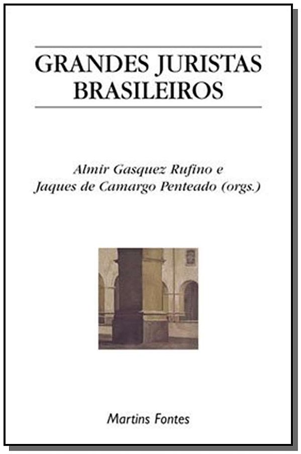 Livro Grandes juristas brasileiros