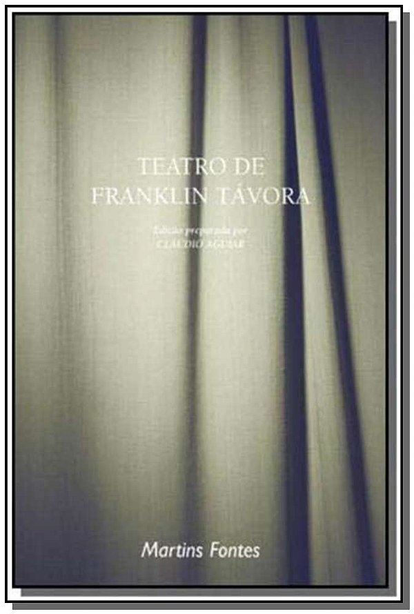 Livro Teatro de Franklin Távora