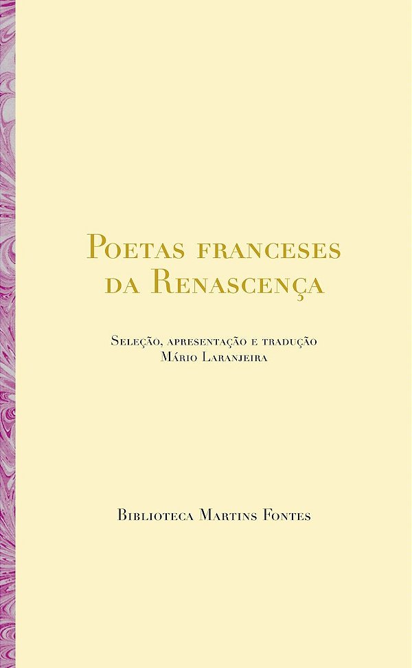 Livro Poetas franceses da renascença
