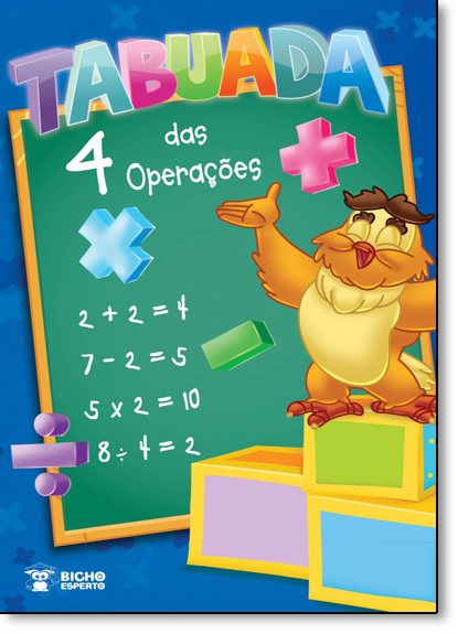 Livro Tabuada Das 4 Operações - Pacote Com 8 Livros