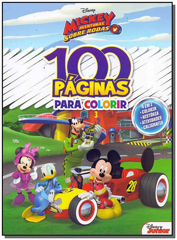 Livro 100 Páginas Para Colorir - Mickey