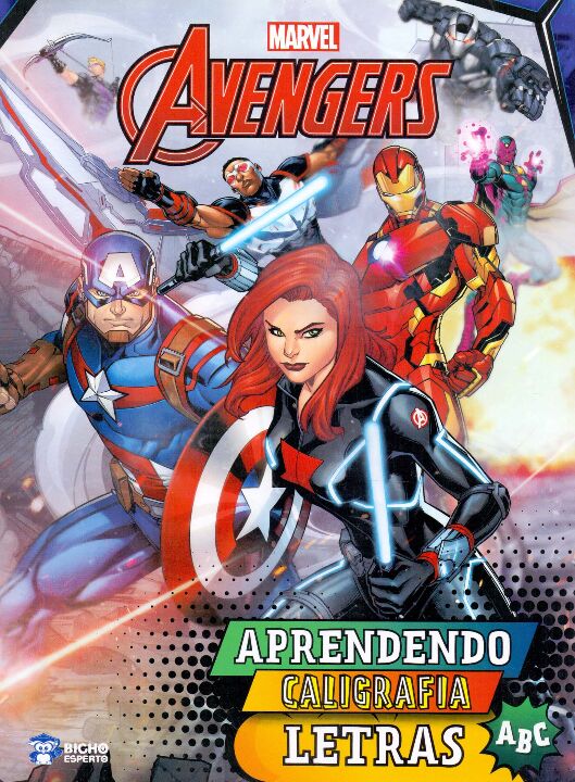 Livro Marvel Aprendendo Caligrafia - Letras
