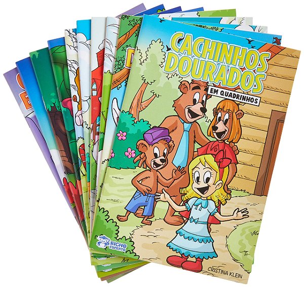 Livro Col. Fabulas Em Quadrinhos (Pct C/10 Titulos Difere...