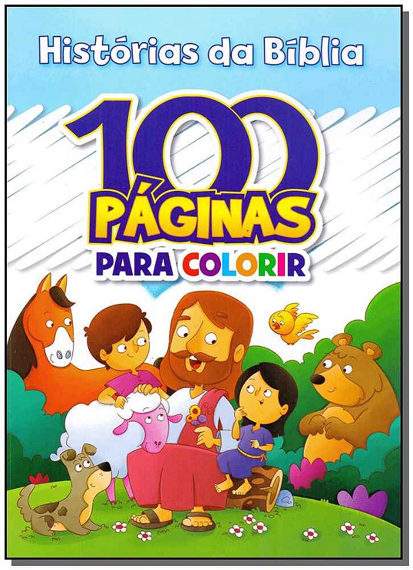 Livro 100 Páginas Para Colorir - História Da Bíblia