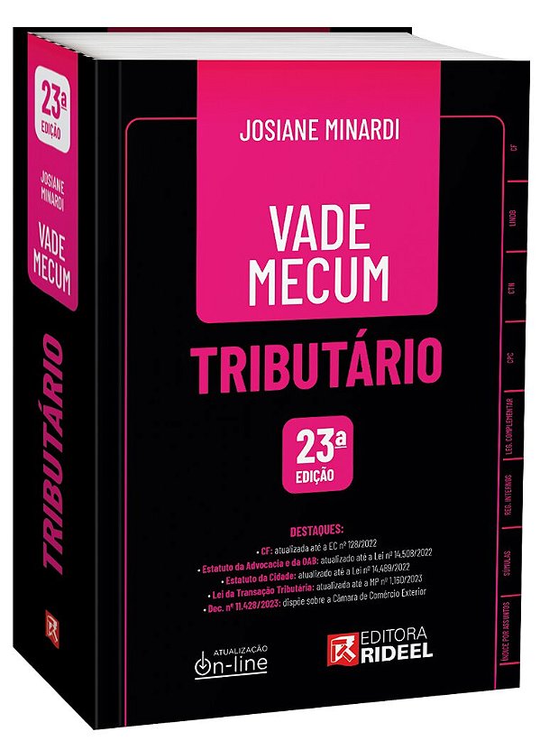Livro Vade Mecum Tributário - 23Ed/23