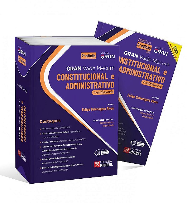 Livro Gran Vade Mecum Constitucional E Administrativo - 0...