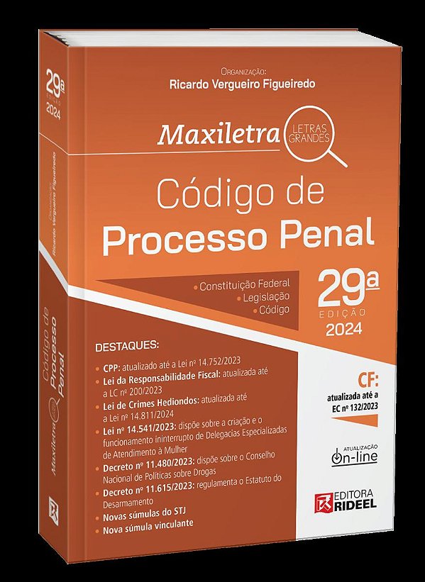Livro Codigo De Processo Penal - 29Ed/24