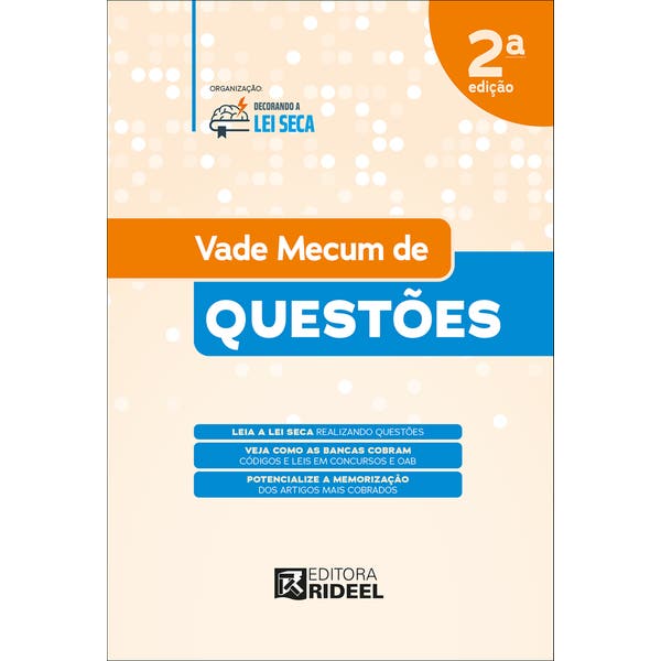Livro Decorando A Lei Seca - Vade Mecum De Questões