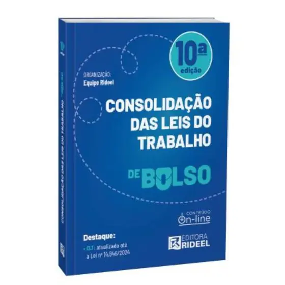 Livro Consolidacao Das Leis Do Trabalho - Clt De Bolso