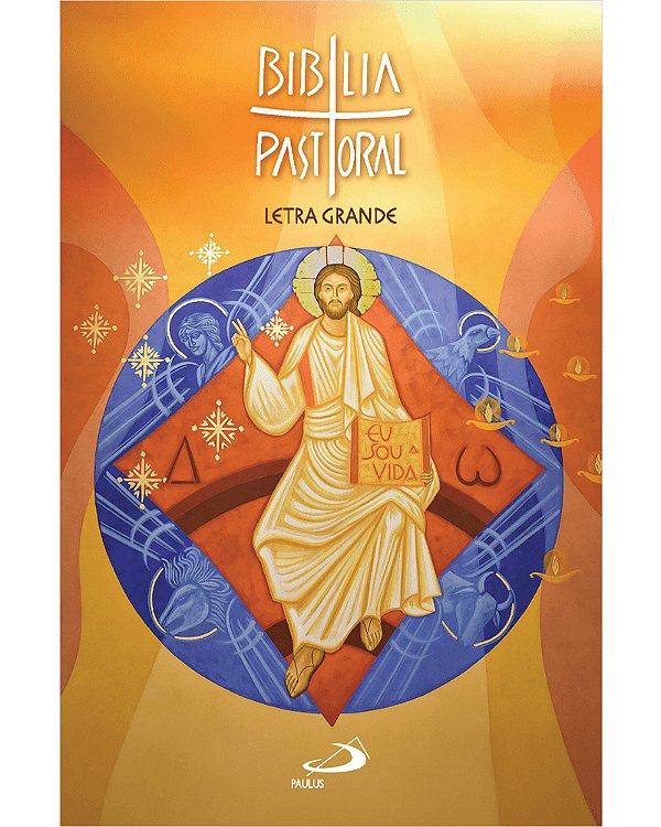 Livro Bíblia Pastoral - Letra Grande - Cristo Branco