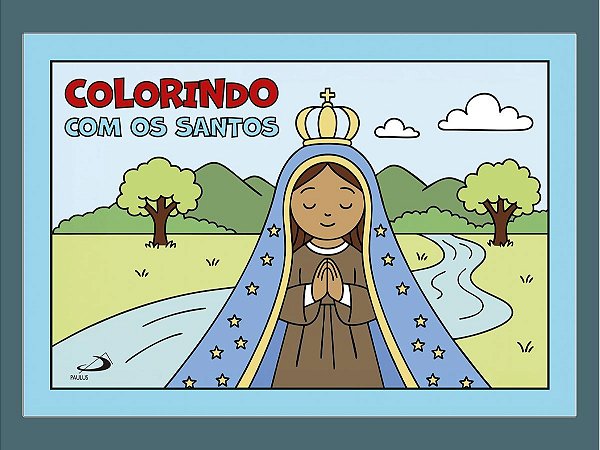 Livro Colorindo com os Santos