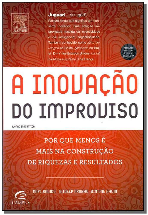 Livro A Inovação Do Improviso