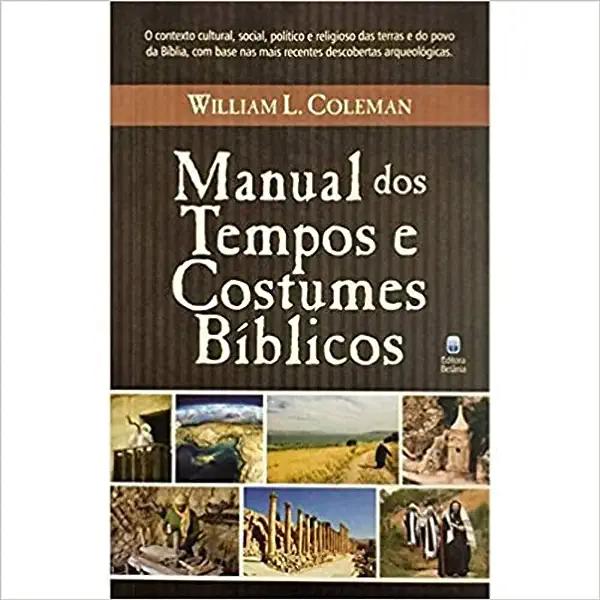 Livro Manual dos tempos e costumes bíblicos