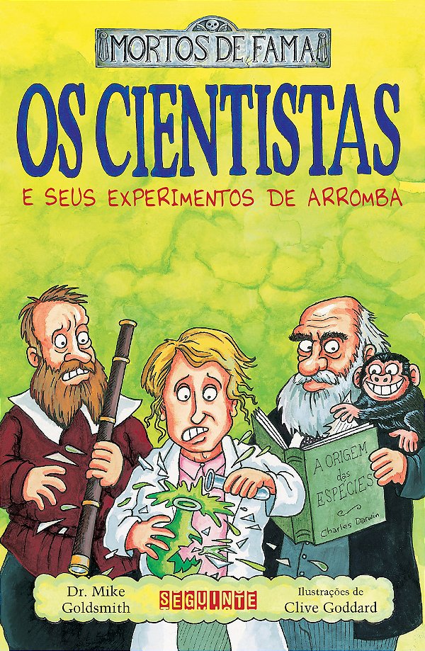 Livro Os cientistas e seus experimentos de arromba