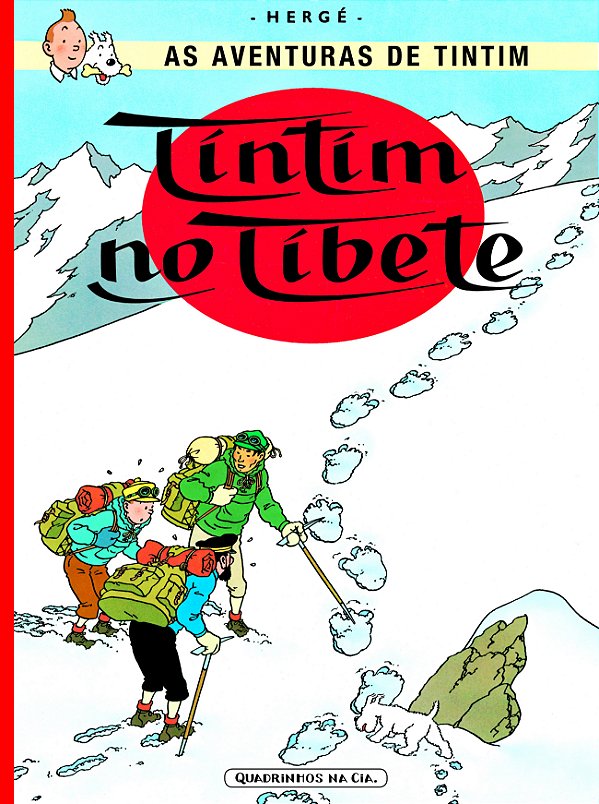 Livro Tintim no tibete