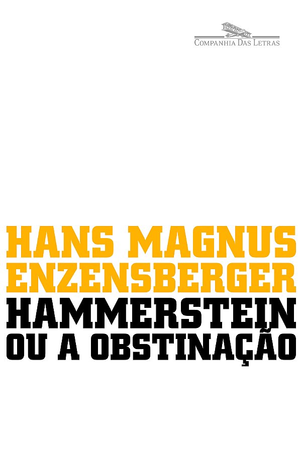 Livro Hammerstein ou a obstinação