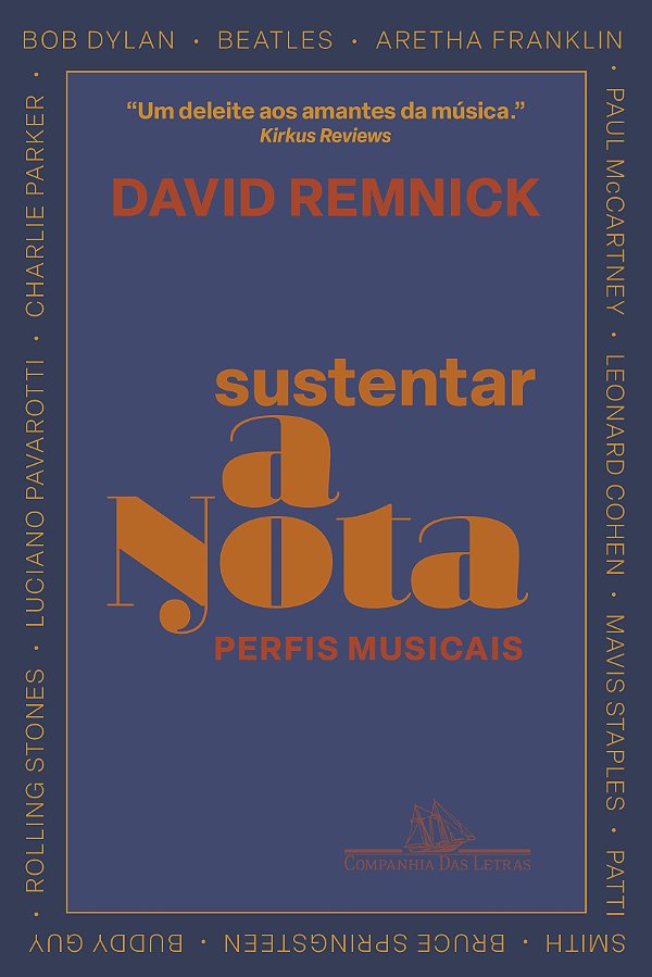 Livro Sustentar a nota: perfis musicais