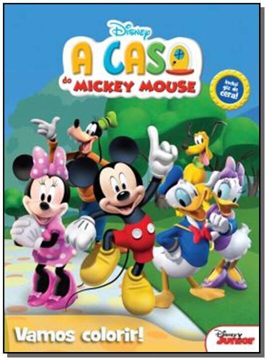 Livro Disney - Vamos colorir - Mickey Mouse