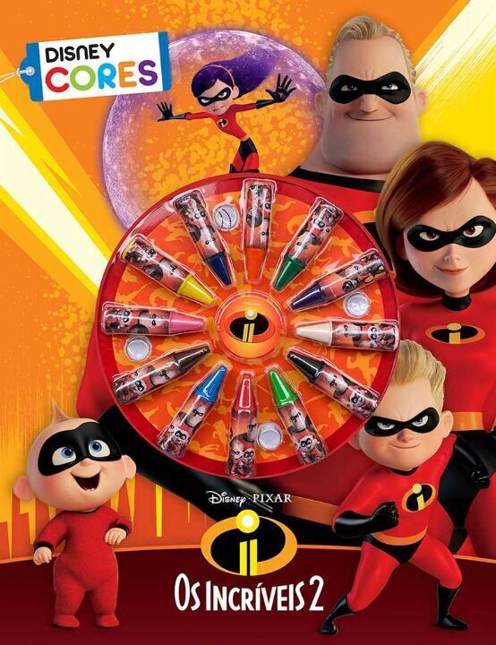 Livro Disney - Cores -  Os Incriveis 2