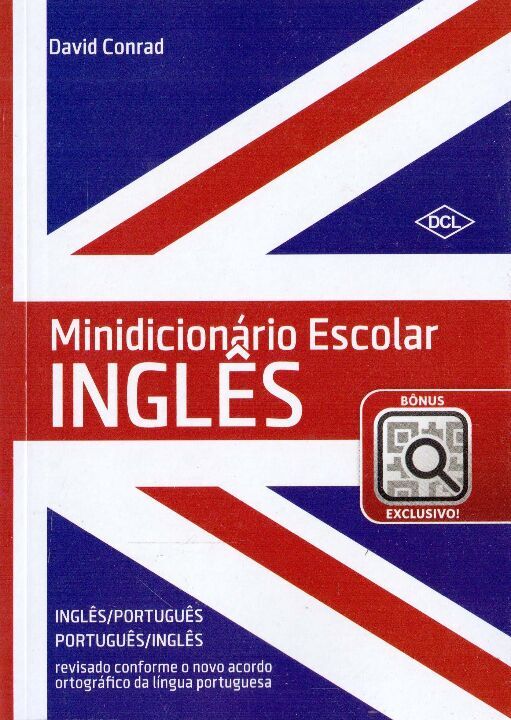 Livro Minidicionário escolar de inglês - NV - qrcode