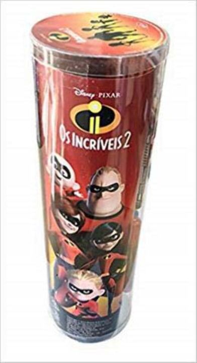 Livro Disney - Tubo histórias para colorir - Os incríveis