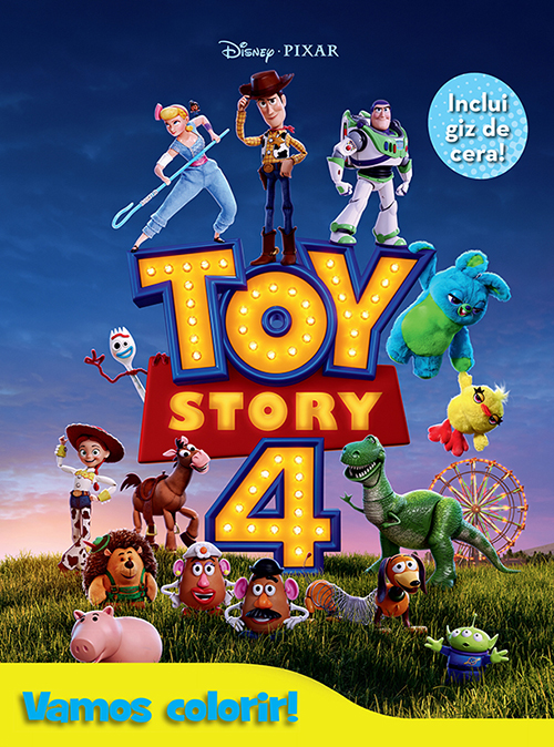 Livro Disney - Vamos colorir - Toy Story 4