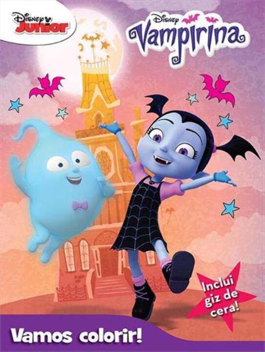 Livro Disney - vamos colorir - Vampirina