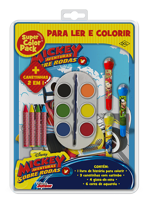 Livro Disney - Super color pack - Mickey